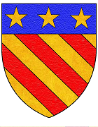 Blason de l'abbesse de Nonneque Louise II des Preds de Montpezat